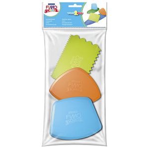 FIMO Alat za modeliranje Staedtler FimoKids 8700-34, rezanje plastike, 3 uzorka