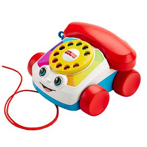 Fisher-Price Veseli telefon na povlačenje, sa uzicom, zvučni, 12+mj. 516449