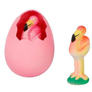 Flamingo jaje magično, 11cm, raste u vodi, s flamingom 341919