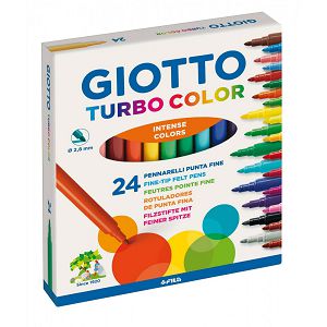 Flomaster školski 24 boje Giotto Turbo Color Fila 4170