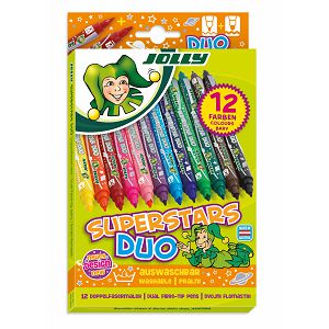 Flomasteri obostrani Jolly Superstars duo 12/1 4425-0001 103521