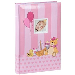 Foto album Fandy B-463000SB TEDDY 10x15cm/300slika za umetanje rozi/plavi