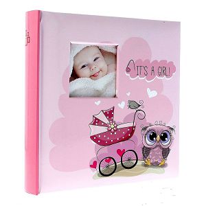 FOTO ALBUM GEDEON 46200 Owl 10x15cm/200slika plavi/rozi