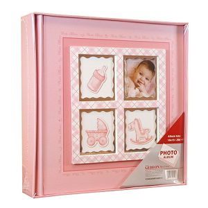 Foto album Gedeon KD-46200WB Baby 6 memo 10x15cm/200slika rozi