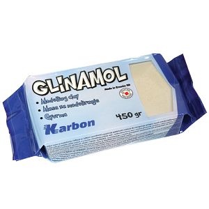 GLINAMOL 450gr sivi KARBON