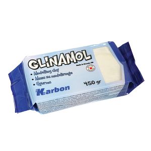 Glinamol bijeli KARBON 450g.-novo pak.