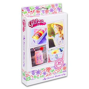 GLITZA naljepnice Tatto art Sweet Butterfly 50 dizajneva