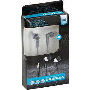 GRUNDIG Stereo Slušalice in-ear flat crne