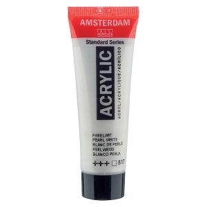 Hobby boja akrilna 20ml Amsterdam biserno bijela 817