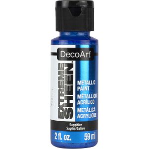 Hobby boja akrilna 59ml DecoArt metalik boja plavi safir