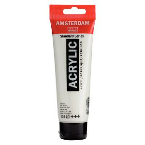 Hobby boja akrilna Standard boje 120ml Amsterdam Cink bijela 104