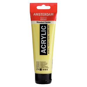 Hobby boja akrilna Standard boje 120ml Amsterdam Nickel Titanium Yellow 274