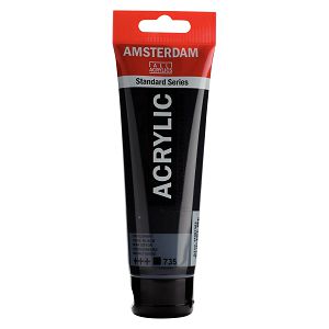 Hobby boja akrilna Standard boje 120ml Amsterdam Oksid crna 735