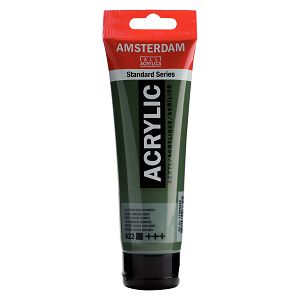 Hobby boja akrilna Standard boje 120ml Amsterdam Tamna maslinasto zelena 622