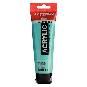 Hobby boja akrilna Standard boje 120ml Amsterdam Tirkizna zelena 661