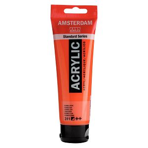 Hobby boja akrilna Standard boje 120ml Amsterdam Vermilion 311