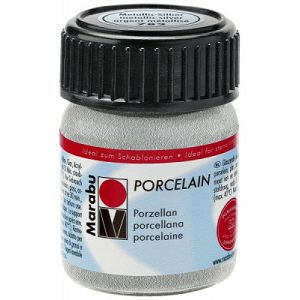 Hobby Boja za porculan i kermiku 15ml Marabu (Porcelain) Metallic srebrna