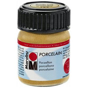 Hobby Boja za porculan i kermiku 15ml Marabu (Porcelain) Metallic zlatna