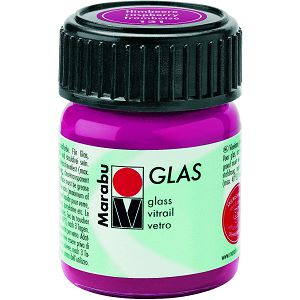 Hobby boja za staklo 15ml Glas Marabu malina 131