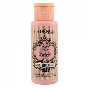 HOBBY Boja za tekstil mat 59 ml 4720 Cadence F-612 baby pink