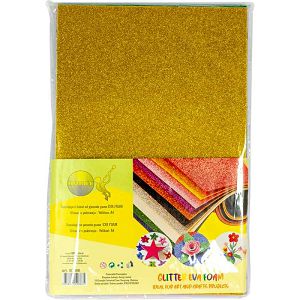 Hobby Glitter Listovi samoljepljivi,mix boje 10/1 GO 508665