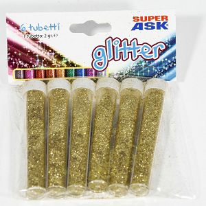 HOBBY GLITTER PRAH u tubi, zlatni 6/1 448379