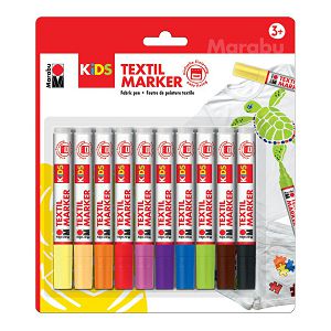 HOBBY Marker za tekstil Kids pak.10/1, Marabu 605306