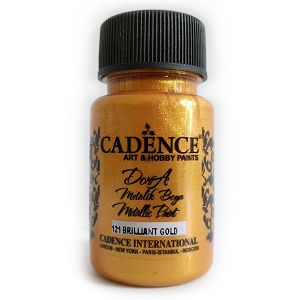 Hobby metalik boja akrilna 50ml Cadence 3224 brilliant gold 121