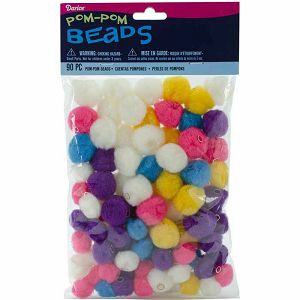 Hobby Pompon pastel boje, s rupicom 90/1