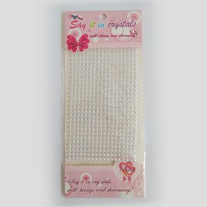 Hobby Stickers naljepnice perle bijele 4092