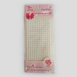 Hobby Stickers naljepnice perle bijele 4092