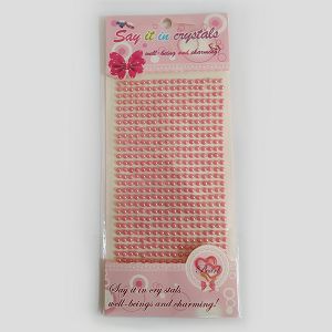 Hobby Stickers naljepnice perle roze 4092