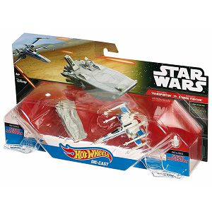 Hot Wheels Star Wars 2/1 Transporter i X-Wing Fighter Starship