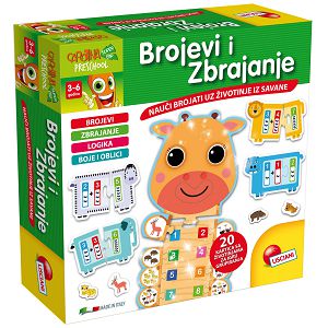 Igra Brojevi i zbrajanje Carotina 3-6god. Lisciani 055180