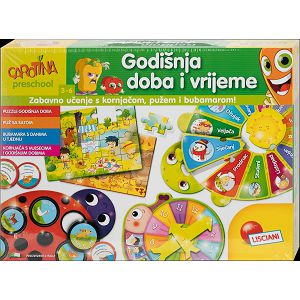 Igra Godišnja doba i vrijeme Carotina 3-6god. Lisciani 069453