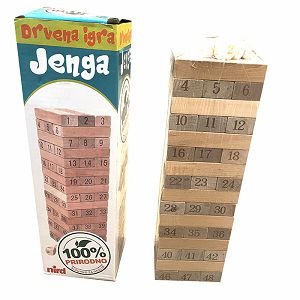 Igra Jenga drvena QY-01-48 dijelova 07781