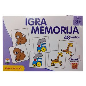 Igraj se i nauči Memori,48 kartica,+3 Frank 86163