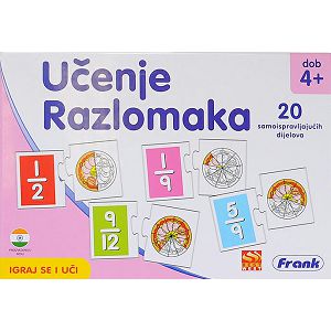 Igraj se i nauči Učenje razlomaka, +4 Frank 861728