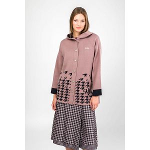 JAKNA KARDIGAN s kapuljačom,ružičasta vel.L/XL 41283-202