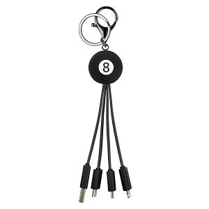 Kabel 8 ball, višestruko punjenje USB/Type-C/Micro-USB/Lightning Legami 833985