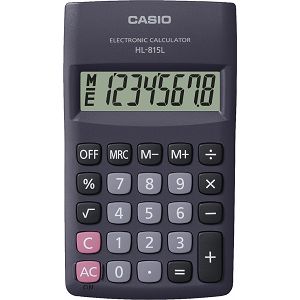 Kalkulator Casio HL-815L-BK,stolni komercijalni,8 mjesta 612435