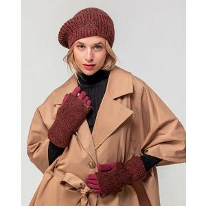 KAPA ANEKKE pletena,bordo 39471-412