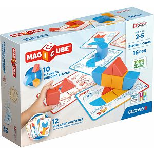 KOCKE MAGNETNE Geomag + kartice Magicube 16kom 003076