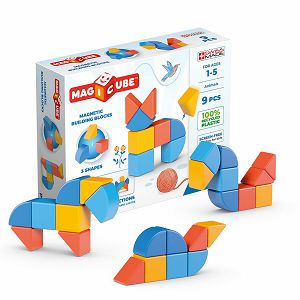 KOCKE MAGNETNE Geomag Magicube Shapes Reciklirane životinje 9kom