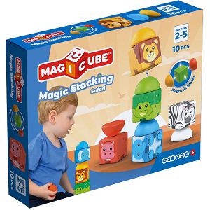 KOCKE MAGNETNE Geomag Safari Magicube 10kom 003052