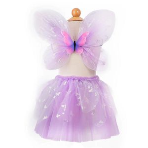 KOSTIM LEPTIR suknja + krila s leptirom,lila,vel.4-6god Great Pretenders 