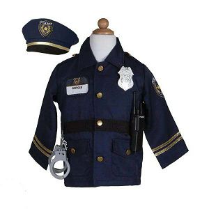 KOSTIM POLICAJAC jakna/kapa/lisice/voki-toki/značka vel.3-4 god Great Pretenders