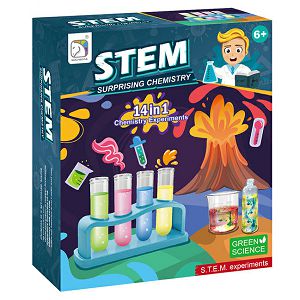 Kreativni set Kemijski eksperimenti 14u1 GreenScience GQS201479/SD557 077491