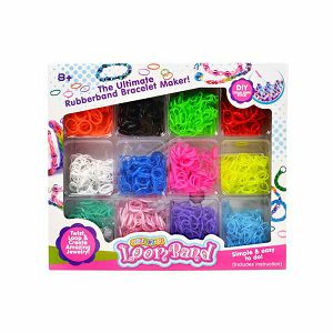 KREATIVNI SET za izradu NARUKVICA 2400kom Loom Band 16978
