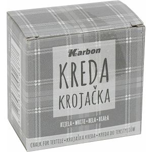 Kreda krojačka 5kom Karbon bijela